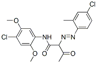 N-(4-chloro-2,5-dimethoxyphenyl)-2-[(4-chloro-o-tolyl)azo]-3-oxobutyramide CAS#: 2904-04-3