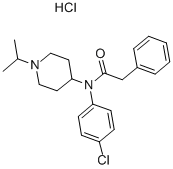 N-(4-chlorophenyl)-N-(1-isopropyl-4-piperidyl)phenylacetamide monohydrochloride CAS#: 58934-46-6