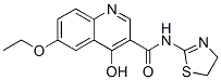 N-[(4,5-Dihydrothiazol)-2-yl]-6-ethoxy-4-hydroxy-3-quinolinecarboxamide CAS#: 111951-05-4