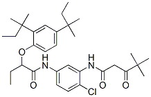 N-[5-[[2-[2,4-bis(1,1-dimethylpropyl)phenoxy]-1-oxobutyl]amino]-2-chlorophenyl]-4,4-dimethyl-3-oxovaleramide CAS#: 27982-36-1