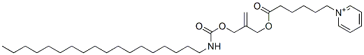 N-(5-((2-methylene-3-(((octadecylamino)carbonyl)oxy)propoxy)carbonyl)pentyl)pyridinium CAS#: 111878-48-9