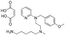 N'-(5-AMINOPENTYL)-N-(4-METHOXYBENZYL)-N'-METHYL-N-2-PYRIDINYL-1,2-ETHANEDIAMINE, DIMALEATE SALT CAS#: 109912-42-7