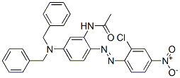 N-[5-[Bis(phenylmethyl)amino]-2-[(2-chloro-4-nitrophenyl)azo]phenyl]acetamide CAS#: 29103-26-2