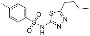 N-(5-Butyl-1,3,4-thiadiazol-2-yl)-p-toluenesulfonamide CAS#: 19918-49-1