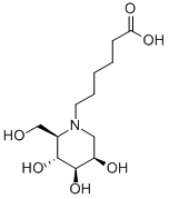 N-5-Carboxypentyl-deoxymannojirimycin CAS#: 104154-10-1