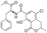 N-[(5-Chloro-3,4-dihydro-8-hydroxy-3-methyl-1-oxo-1H-2-benzopyran-7-yl)carbonyl]-L-phenylalanine methyl ester CAS#: 16281-44-0