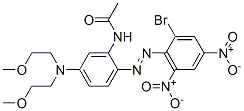 N-[5-[bis(2-methoxyethyl)amino]-2-[(2-bromo-4,6-dinitrophenyl)azo]phenyl]acetamide CAS#: 25594-47-2