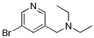 N-((5-bromopyridin-3-yl)methyl)-N-ethylethanamine CAS#: 104290-48-4
