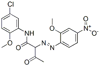 N-(5-chloro-2-methoxyphenyl)-2-[(2-methoxy-4-nitrophenyl)azo]-3-oxobutyramide CAS#: 15993-42-7