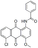 N-(5-chloro-4-methoxy-9,10-dioxo-9,10-dihydroanthracen-1-yl)benzamide CAS#: 116-80-3