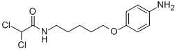 N-(5-(p-Aminophenoxy)pentyl)-2,2-dichloroacetamide CAS#: 101264-04-4