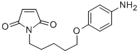 N-(5-(p-Aminophenoxy)pentyl)maleimide CAS#: 100958-17-6