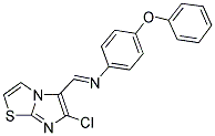 N-[(6-CHLOROIMIDAZO[2,1-B][1,3]THIAZOL-5-YL)METHYLENE]-4-PHENOXYANILINE CAS#: 241132-41-2