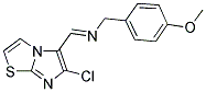 N-[(6-CHLOROIMIDAZO[2,1-B][1,3]THIAZOL-5-YL)METHYLENE](4-METHOXYPHENYL)METHANAMINE CAS#: 241132-51-4