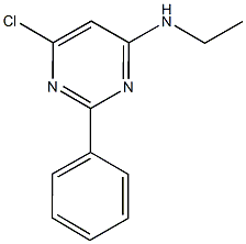 N-(6-chloro-2-phenyl-4-pyrimidinyl)-N-ethylamine CAS#: 26871-14-7