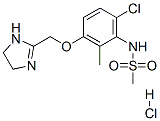 N-[6-chloro-3-(4,5-dihydro-1H-imidazol-2-ylmethoxy)-2-methyl-phenyl]methanesulfonamide hydrochloride CAS#: 219311-43-0