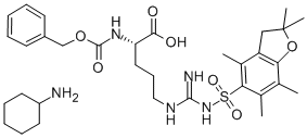N-ALPHA-BENZYLOXYCARBONYL-N'-2,2,4,6,7-PENTAMETHYLDIHYDROBENZOFURAN-5-SULFONYL-L-ARGININE CYCLOHEXYLAMINE CAS#: 200190-89-2