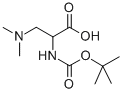 N-ALPHA-BOC-(+/-)-2-AMINO-3-(DIMETHYLAMINO)PROPIONIC ACID CAS#: 851653-36-6