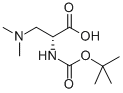 N-ALPHA-BOC-(R)-2-AMINO-3-(DIMETHYLAMINO)PROPIONIC ACID CAS#: 110755-32-3