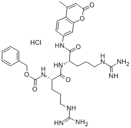 N-ALPHA-CBZ-ARG-ARG 7-AMIDO-4-METHYLCOUMARIN HYDROCHLORIDE CAS#: 136132-67-7