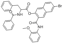 N-BENZOYL-DL-PHENYLALANINE B-NAPHTHOLAS- BI ESTER C CAS#: 100900-12-7
