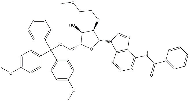 N-Benzoyl-5'-O-[bis(4-methoxyphenyl)phenylmethyl]-2'-O-(2-methoxyethyl)adenosine CAS#: 251647-48-0