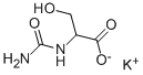 N-CARBAMYL-DL-SERINE POTASSIUMCRYSTALLIN E CAS#: 102783-17-5
