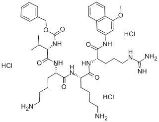 N-CBZ-VAL-LYS-LYS-ARG 4-METHOXY-BETA-NAPHTHYLAMIDE TRIHYDROCHLORIDE CAS#: 100900-15-0