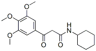 N-Cyclohexyl-2-(3,4,5-trimethoxybenzoyl)acetamide CAS#: 23771-18-8