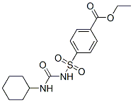N-Cyclohexyl-N'-[[p-(ethoxycarbonyl)phenyl]sulfonyl]urea CAS#: 10518-84-0