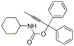 N-Cyclohexylcarbamic acid 1,1-diphenyl-2-butynyl ester CAS#: 20930-10-3
