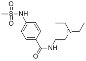 N-(DIETHYLAMINOETHYL)-4-METHYLSULFOAMINOBENZAMIDE CAS#: 101526-83-4