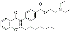N-DIETHYLAMINOETHYL-P-[2-(-N-OCTYLOXY)-BENZOYL]AMINOBENZOATE CAS#: 26090-29-9