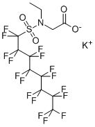N-ETHYL-N-(HEPTADECAFLUOROOCTYL-SO2)GLYC IN K SALT,42 WT% IN H2O/2-BUTOXYETHANOL CAS#: 2991-51-7