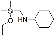 N-[(Ethoxydimethylsilyl)methyl]cyclohexylamine CAS#: 18023-58-0