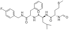 N-FORMYL-MET-LEU-PHE P-FLUOROBENZYLAMIDE CAS#: 108321-41-1