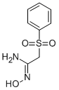 N'-HYDROXY-2-(PHENYLSULFONYL)ETHANIMIDAMIDE CAS#: 17665-60-0