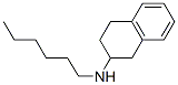N-Hexyl-1,2,3,4-tetrahydro-2-naphthalenamine CAS#: 23853-49-8