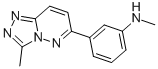 N-METHYL-3-(3-METHYL[1,2,4]TRIAZOLO[4,3-B]PYRIDAZIN-6-YL)ANILINE CAS#: 108810-87-3