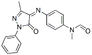 N-Methyl-4'-[(3-methyl-5-oxo-1-phenyl-2-pyrazolin-4-ylidene)amino]formanilide CAS#: 19362-42-6