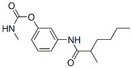 N-Methylcarbamic acid 3-[(2-methylhexanoyl)amino]phenyl ester CAS#: 17795-81-2