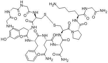 N-(N-(N-Glycylglycyl)glycyl)-8-L-lysinevasopressin CAS#: 14636-12-5