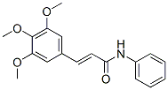N-Phenyl-3-(3,4,5-trimethoxyphenyl)propenamide CAS#: 10263-44-2