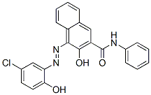 N-Phenyl-3-hydroxy-4-(2-hydroxy-5-chlorophenylazo)naphthalene-2-carboxamide CAS#: 104229-67-6