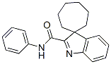 N-Phenylspiro[cycloheptane-1,3'-[3H]indole]-2'-carboxamide CAS#: 15308-86-8