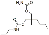 N-Propylcarbamic acid 2-(carbamoyloxymethyl)-2-methylhexyl ester CAS#: 25385-02-8