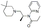 N-[[S,(+)]-2-(3,3-Dimethylpiperidino)-1-methylethyl]-N-(2-pyridyl)propionamide CAS#: 24608-95-5