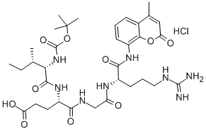 N-T-BOC-ILE-GLU-GLY-ARG 7-AMIDO-4-METHYL-COUMARIN HYDROCHLORIDE CAS#: 102601-26-3