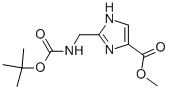 N-TERT-BUTOXYCARBONYL-2-AMINOMETHYL-IMIDAZOLE-4-CARBOXYLIC ACID METHYL ESTER CAS#: 252348-76-8