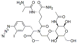 N-acetylmuramyl-alanyl-isoglutaminyl-(3'-iodo-4'-azidophenylalanine) methyl ester CAS#: 111364-35-3